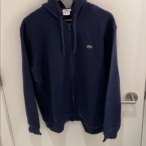 PRICE DROP Lacoste Navy Hoodie Size L